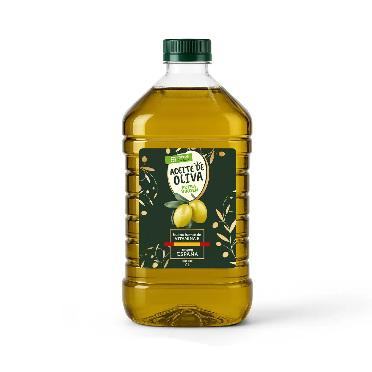 TOTTUS - Aceite de Oliva Tottus Extra Virgen Botella 2 L
