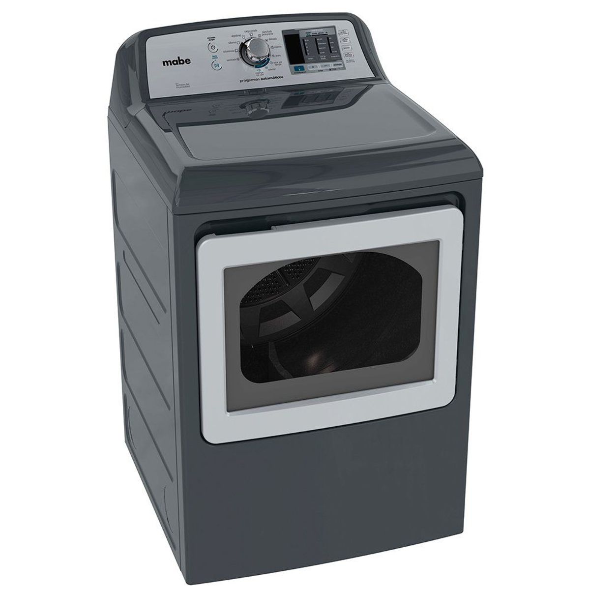 MABE - Secadora a Gas 24kg Diamond Gray Mabe SMG17R8MSDBB0