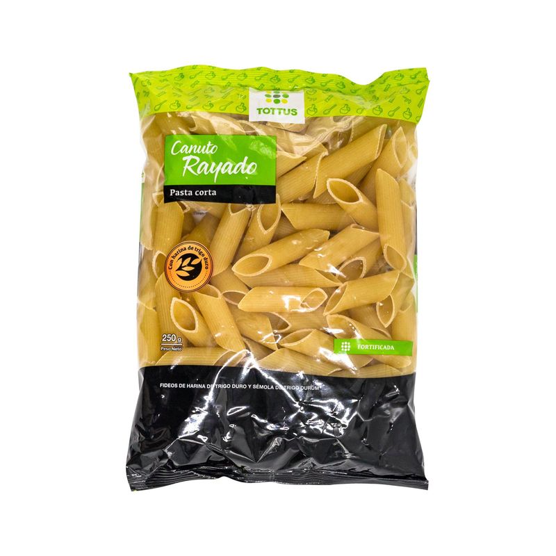TOTTUS - Fideo Canuto Rayado Tottus 250 g
