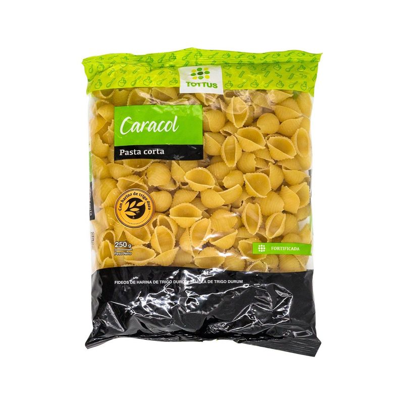 TOTTUS - Fideos Caracol Tottus 250 g