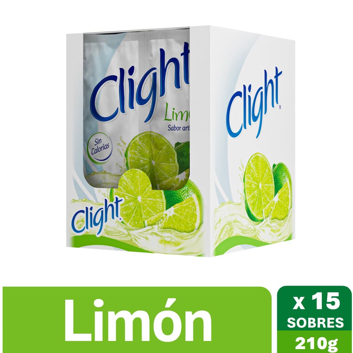 CLIGHT - Bebida en Polvo Clight Limón Caja 15 Und