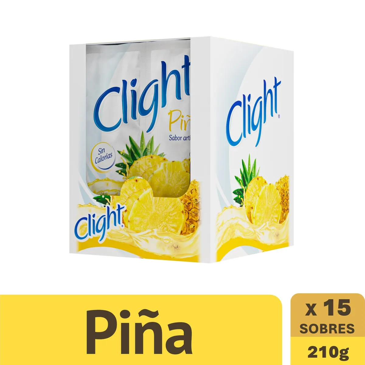 CLIGHT - Bebida en Polvo Clight Piña Caja 15 Sobres