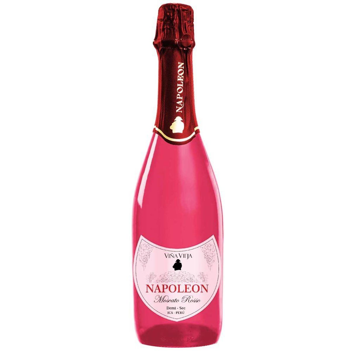 VIÑA VIEJA - Espumante Viña Vieja Napoleón Moscato Rosso Botella 750 mL