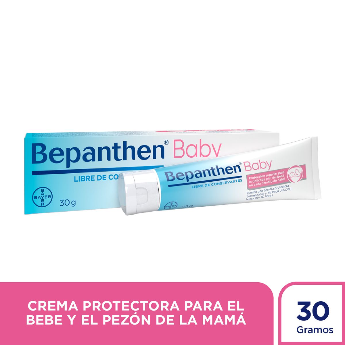 BEPANTHEN - Crema Protectora Bepanthen Baby Vitamina B5 Caja 30 g