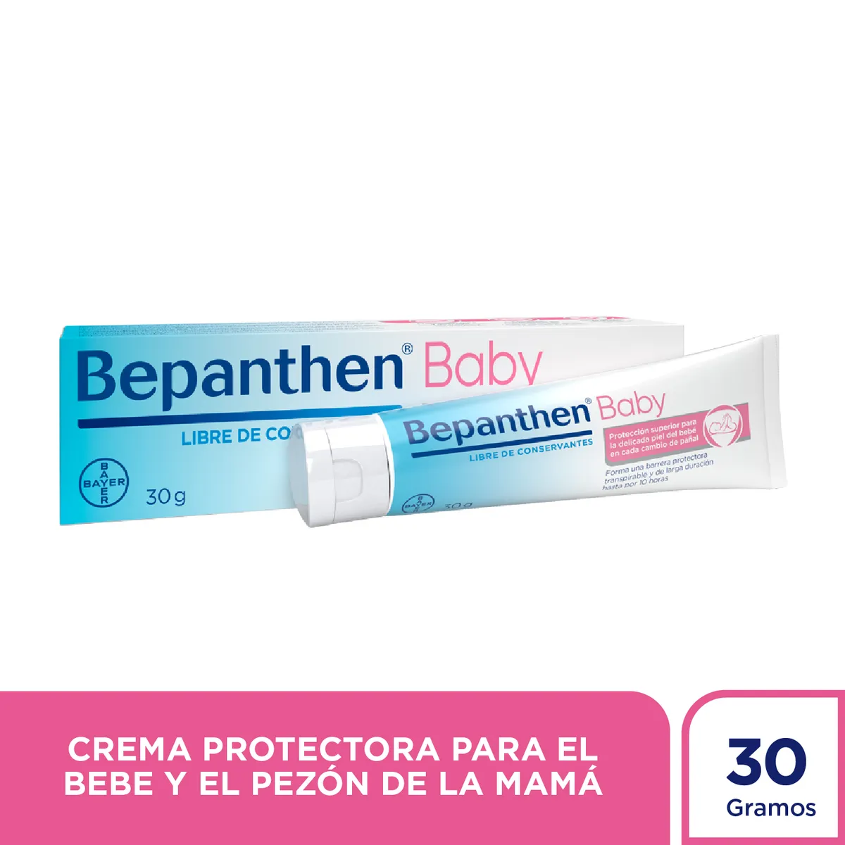 BEPANTHEN - Crema Protectora Bepanthen Baby Vitamina B5 Caja 30 g