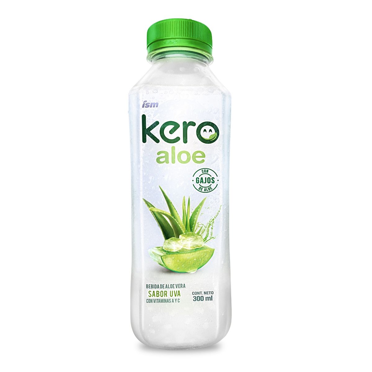 KERO - Bebida Kero Aloe Vera Uva Botella 300 mL