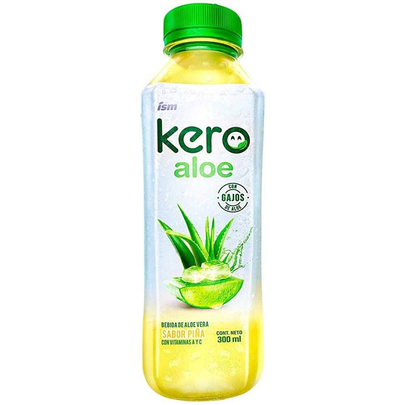 KERO - Bebida Kero Aloe Piña Botella 300 mL