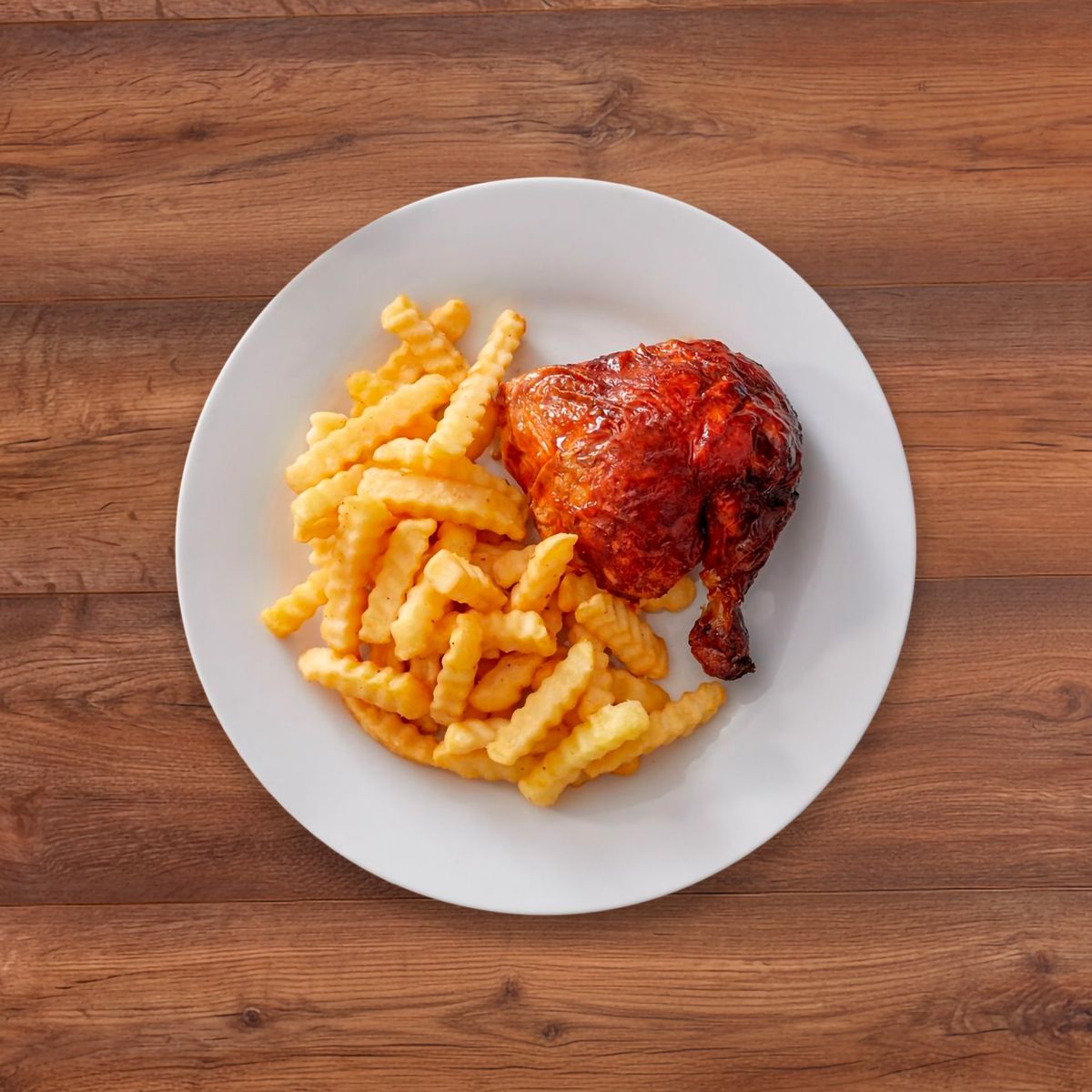 TOTTUS - 1/4 Pollo Rostizado + Papas + Ají