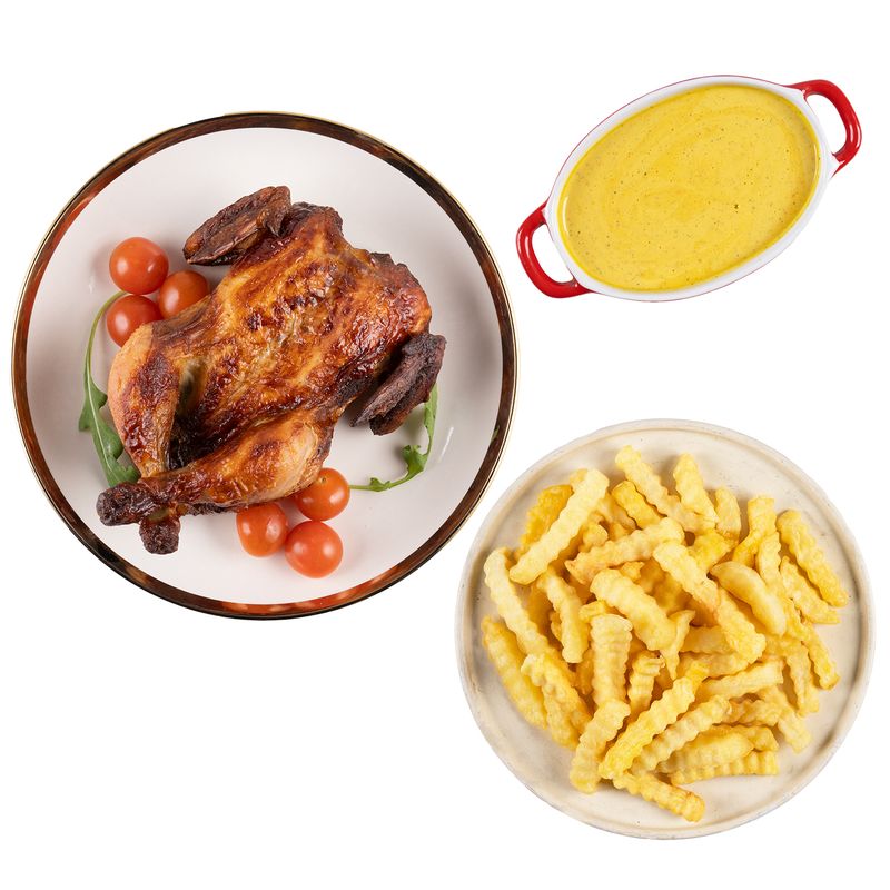 TOTTUS - Pollo Rostizado + Papas + Ají