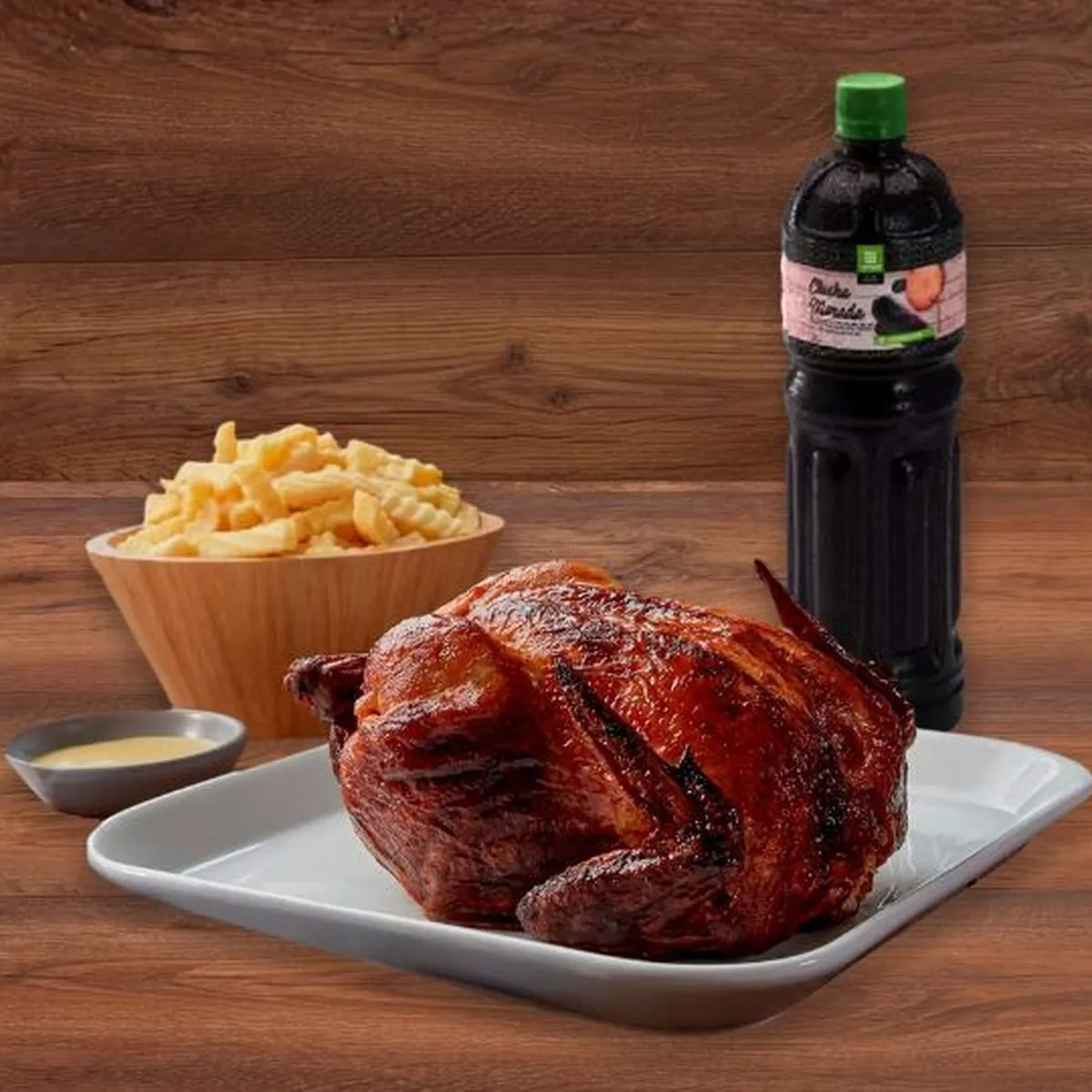 TOTTUS - Pollo Rostizado + Porción De Papas + Chicha Morada 1L
