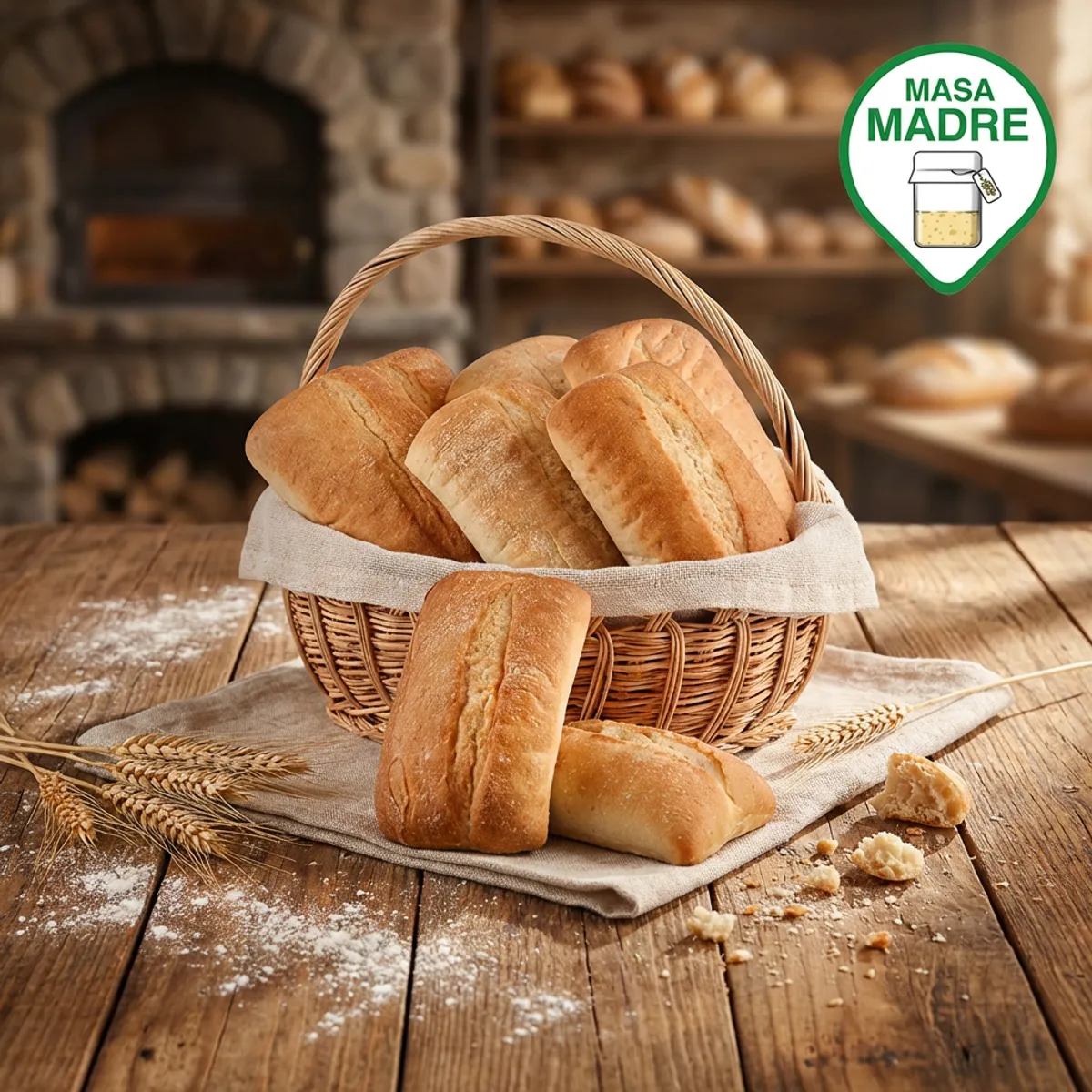 TOTTUS - Pan Ciabatta Clásico de Masa Madre