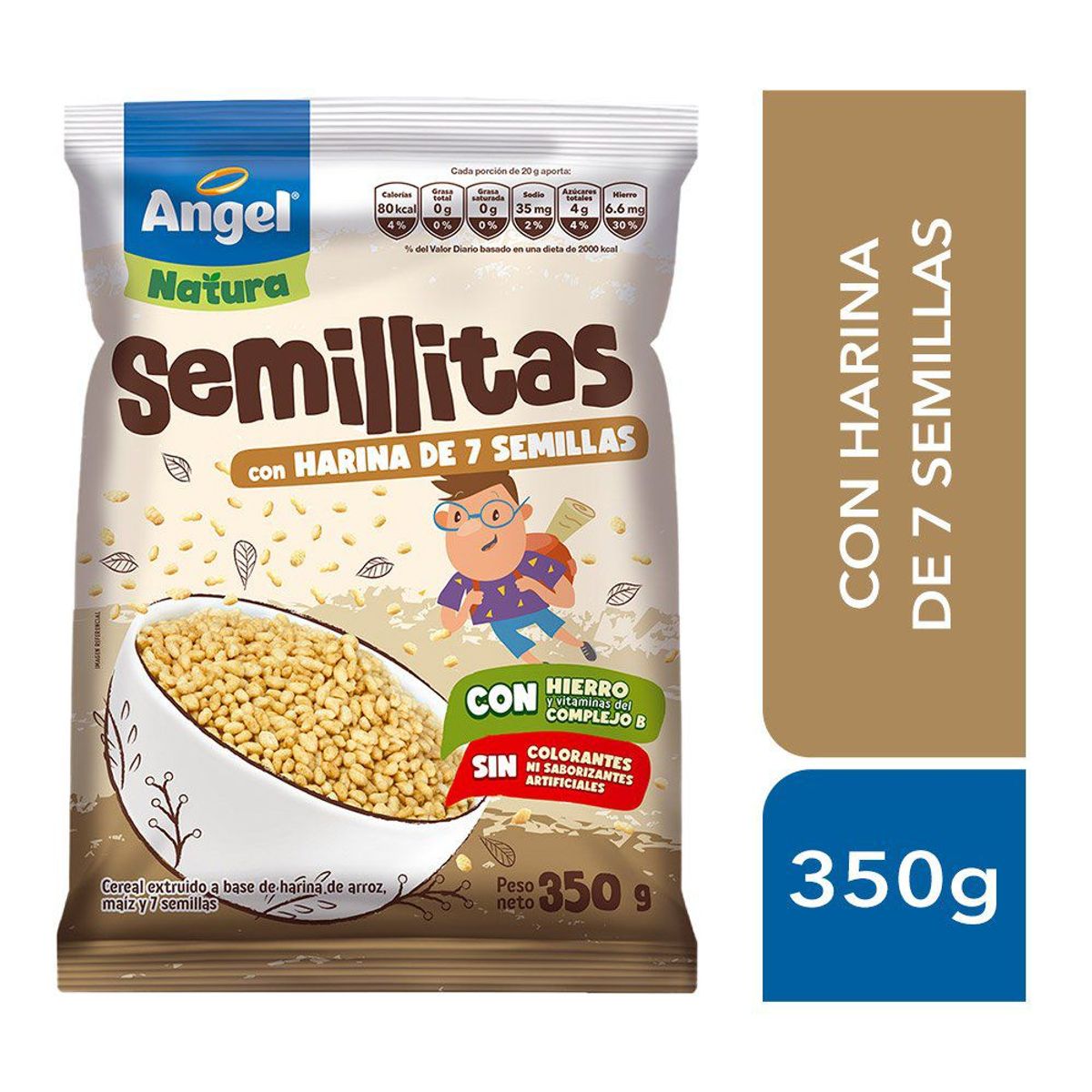 ANGEL - Cereal Semillitas Angel Natura 350 g