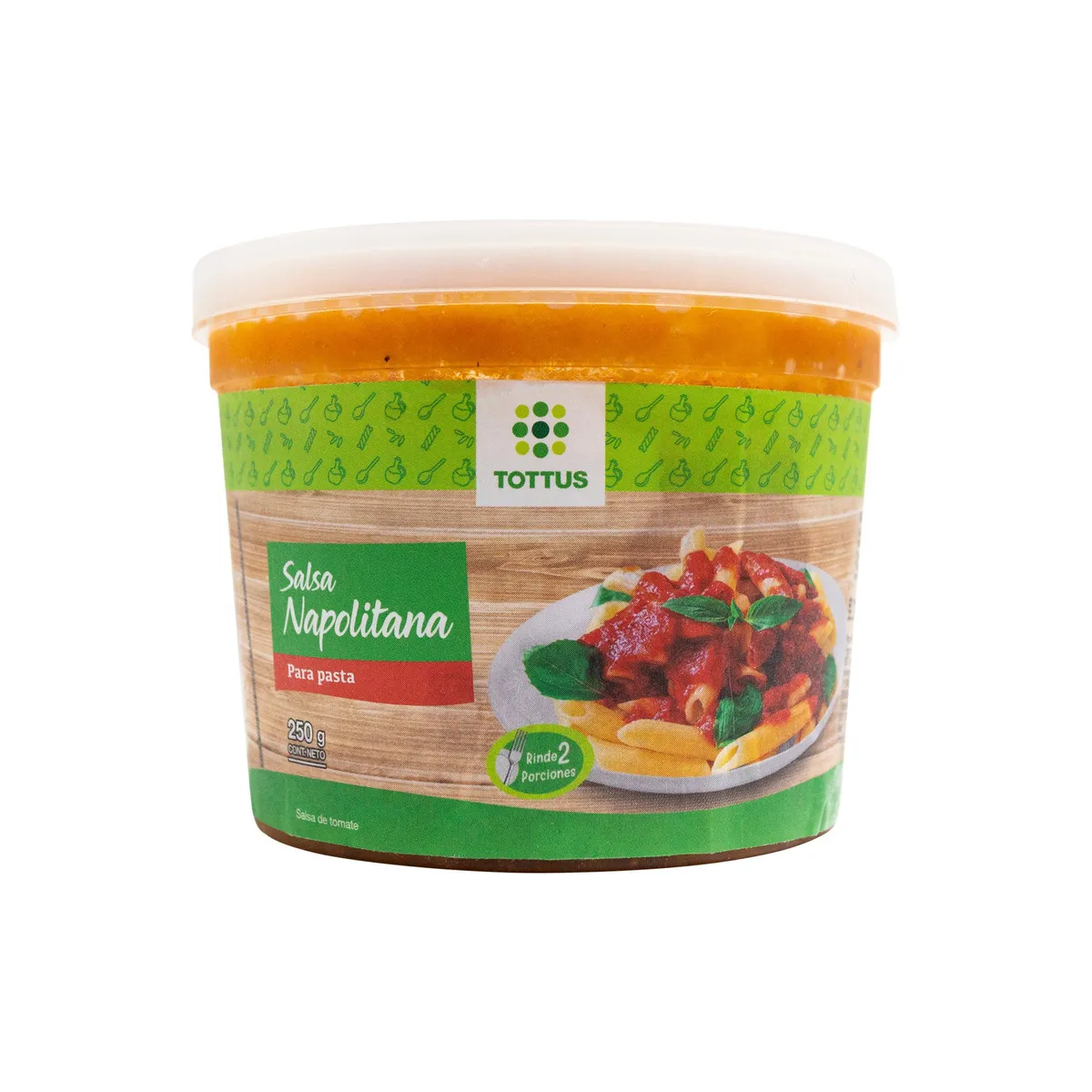TOTTUS - Salsa Napolitana Tottus Envase 250 g