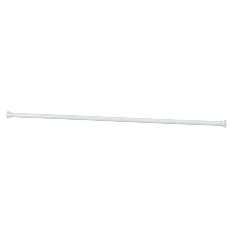 PRECIO UNO - Barra para Cortina Ducha Blanco