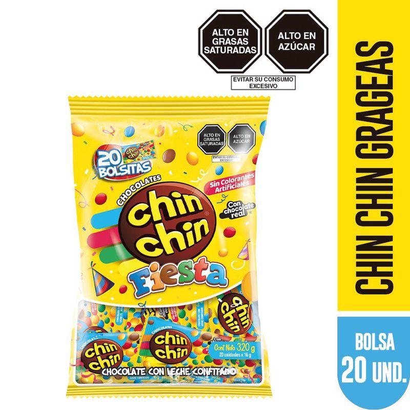 CHIN CHIN - Chin Chin Fiesta 20 Unidades