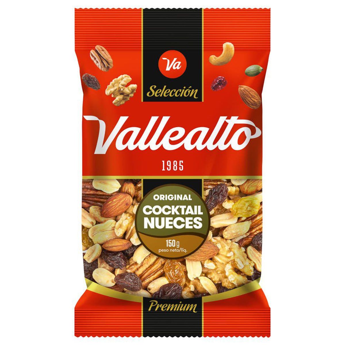 VALLEALTO - Cocktail Nueces Vallealto Bolsa 150 g
