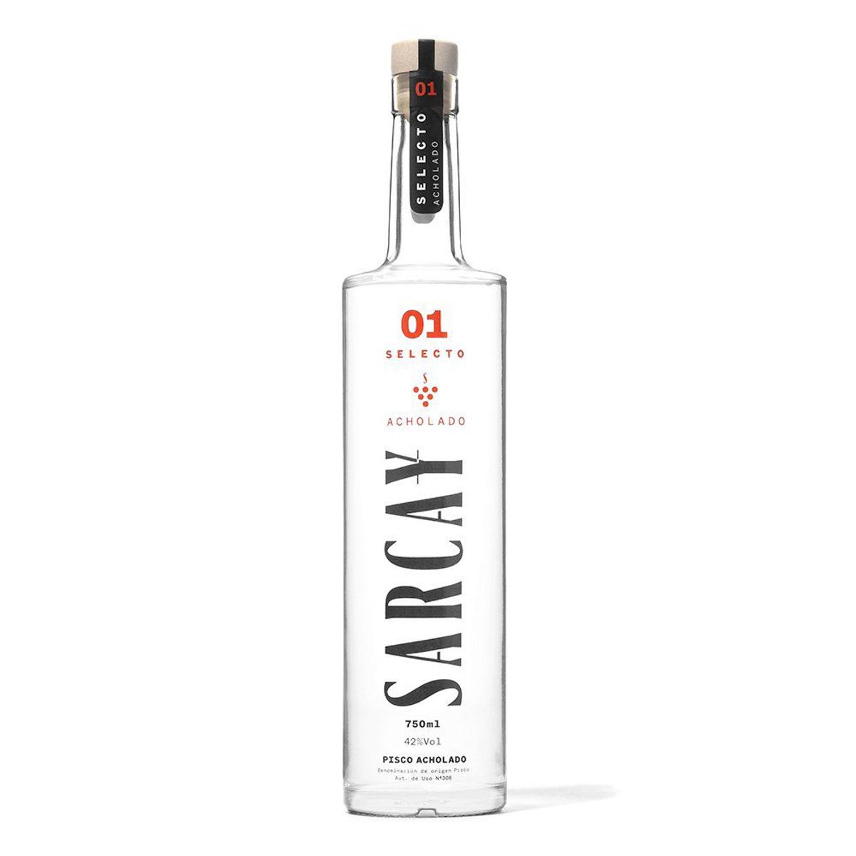 SARCAY - Pisco Acholado Sarcay Selecto Botella 750 mL