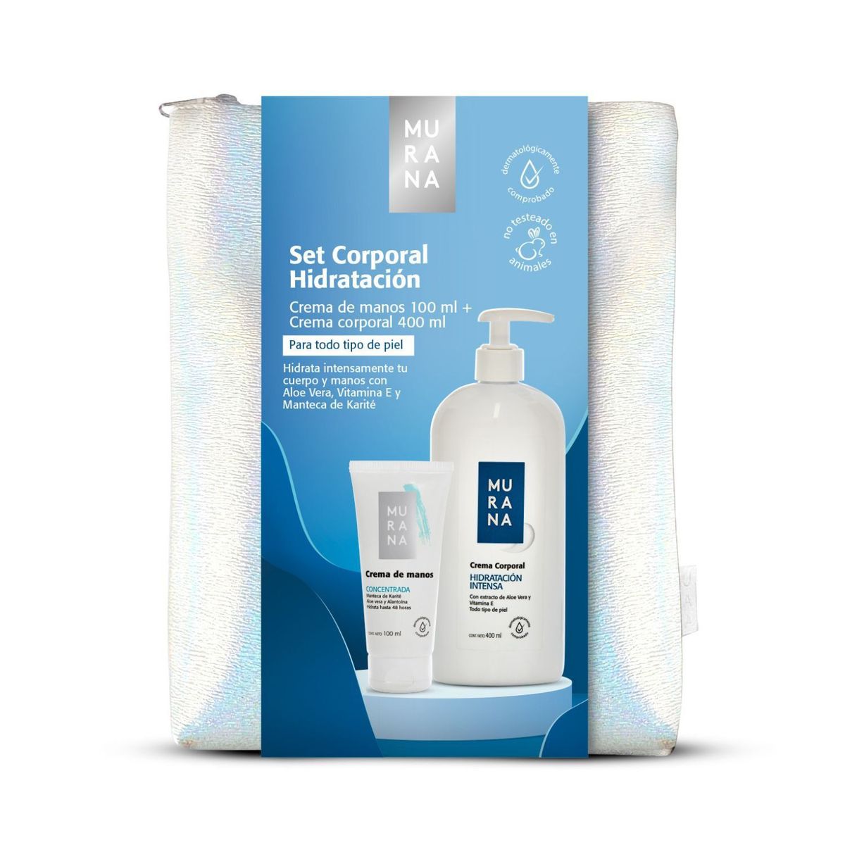 MURANA - Pack Neceser Murana Crema Corporal + Crema de Manos Hidratante