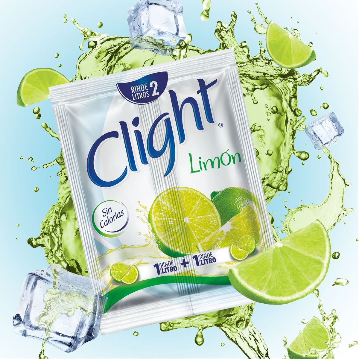 CLIGHT - Bebida en Polvo Clight Limón Sobre 14 g