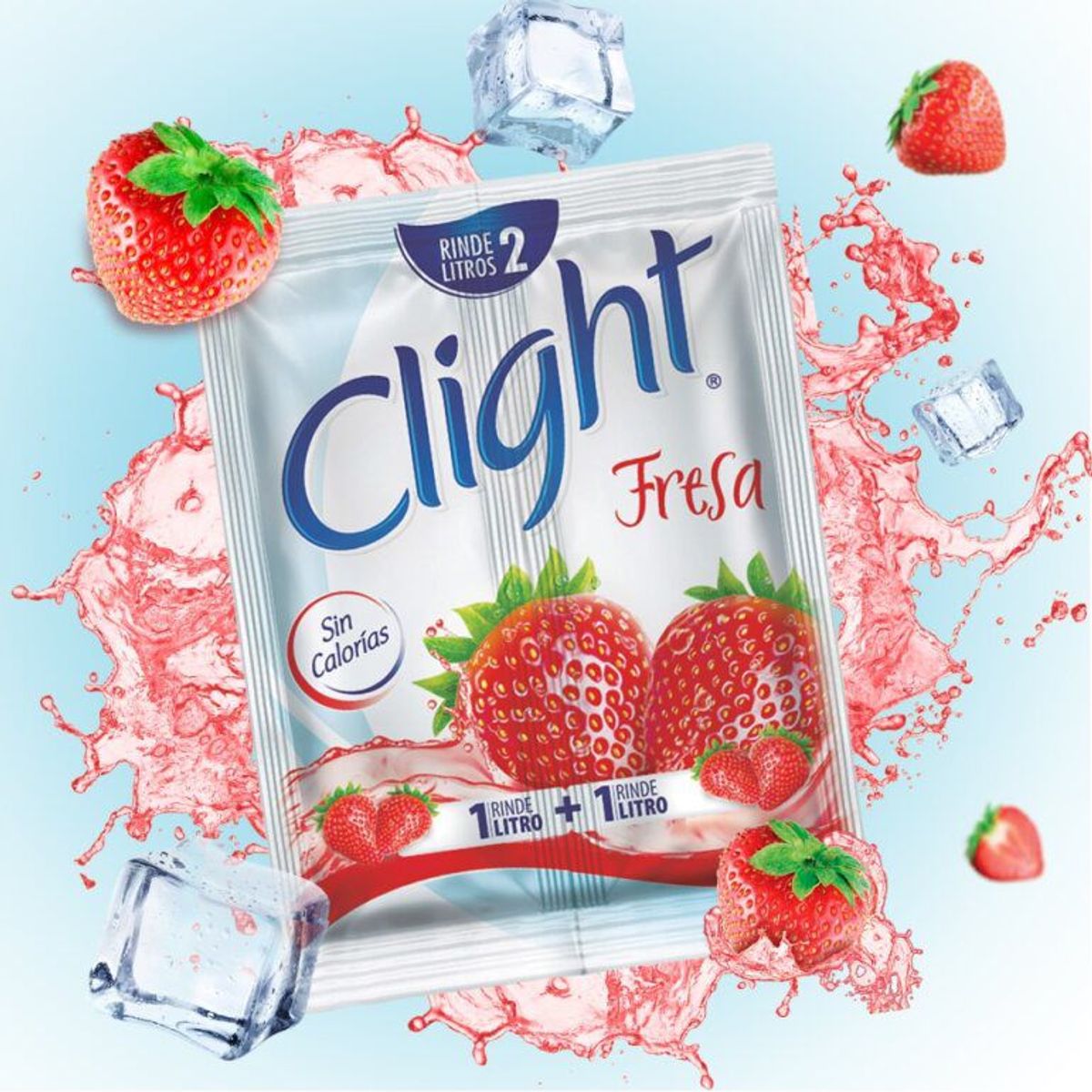 CLIGHT - Bebida en Polvo Clight Fresa Sobre 14 g