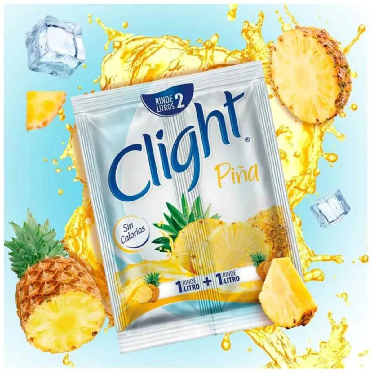 CLIGHT - Bebida en Polvo Clight Piña Sobre 14 g