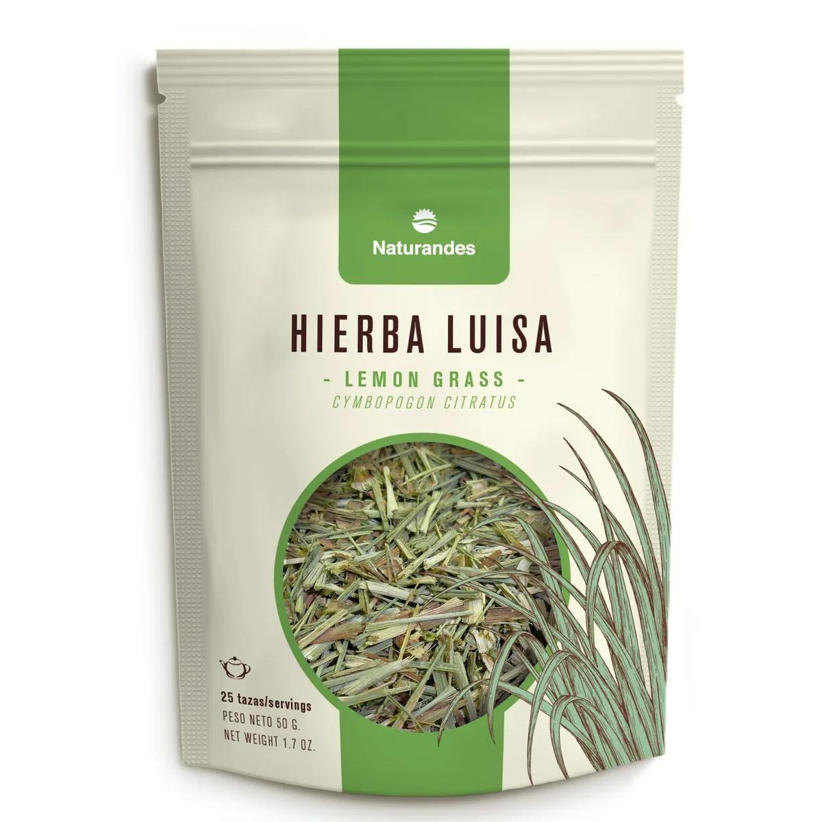 NATURANDES - Infusión Hierba Luisa Naturandes Doypack 50 g