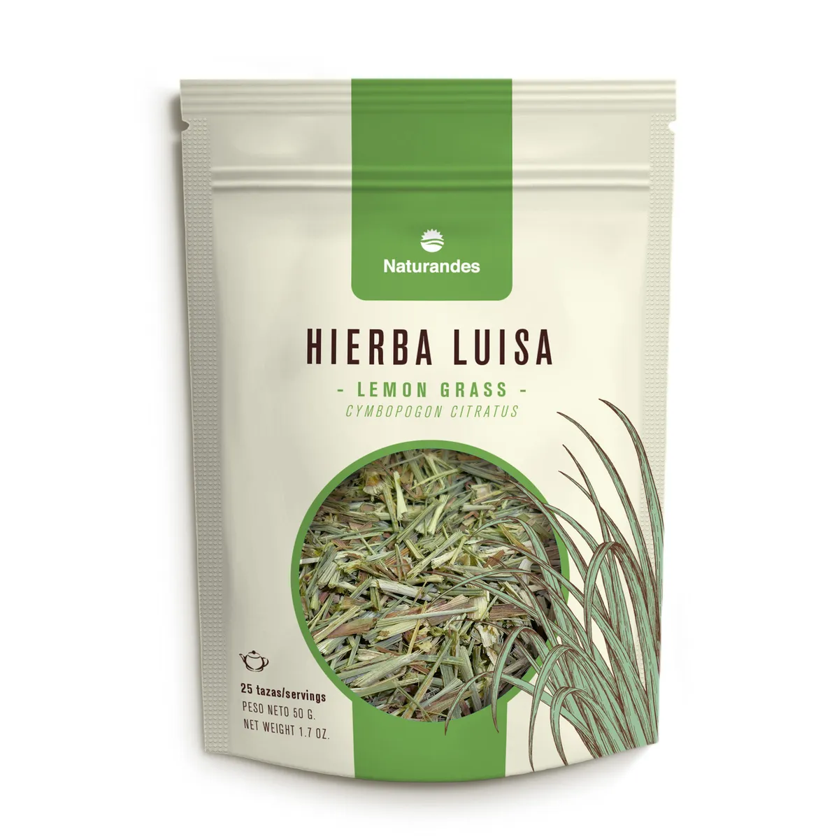 NATURANDES - Infusión Hierba Luisa Naturandes Doypack 50 g