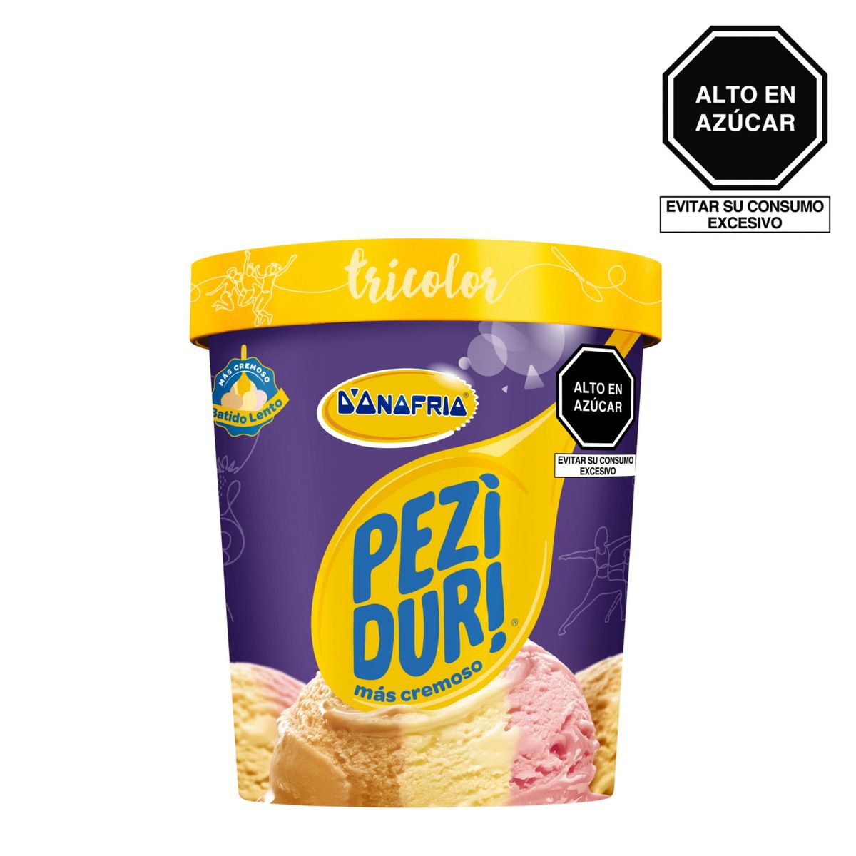 DONOFRIO - Helado Donofrio Peziduri Tricolor Pote 930 mL