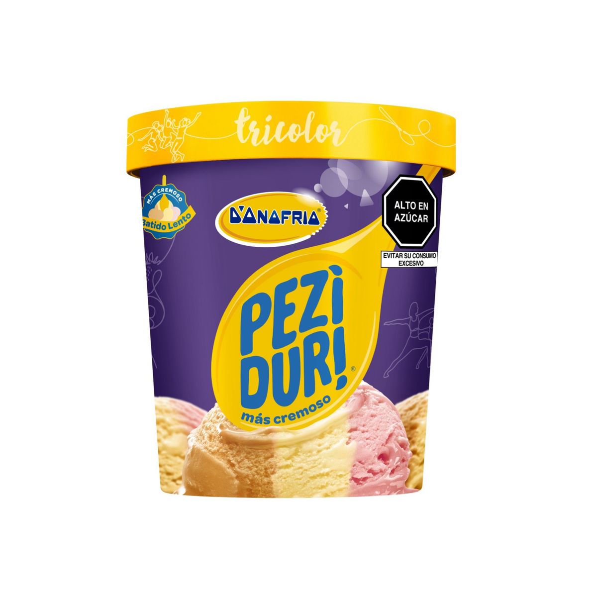 DONOFRIO - Helado Donofrio Peziduri Tricolor Pote 930 mL