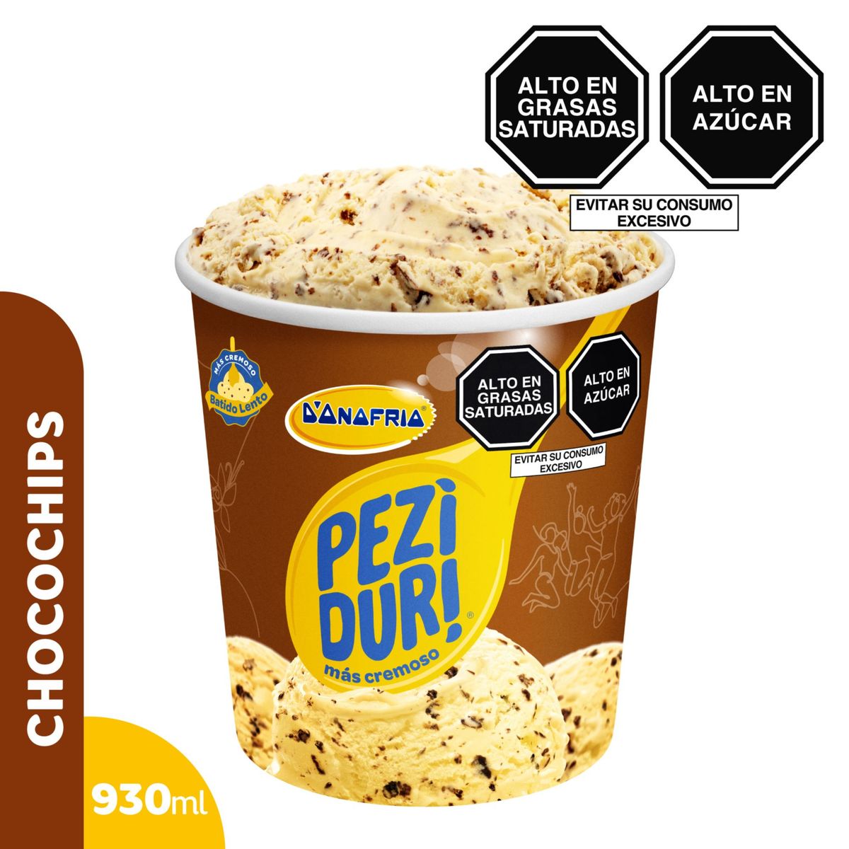 DONOFRIO - Helado Donofrio Peziduri Chocochips Pote 930 mL