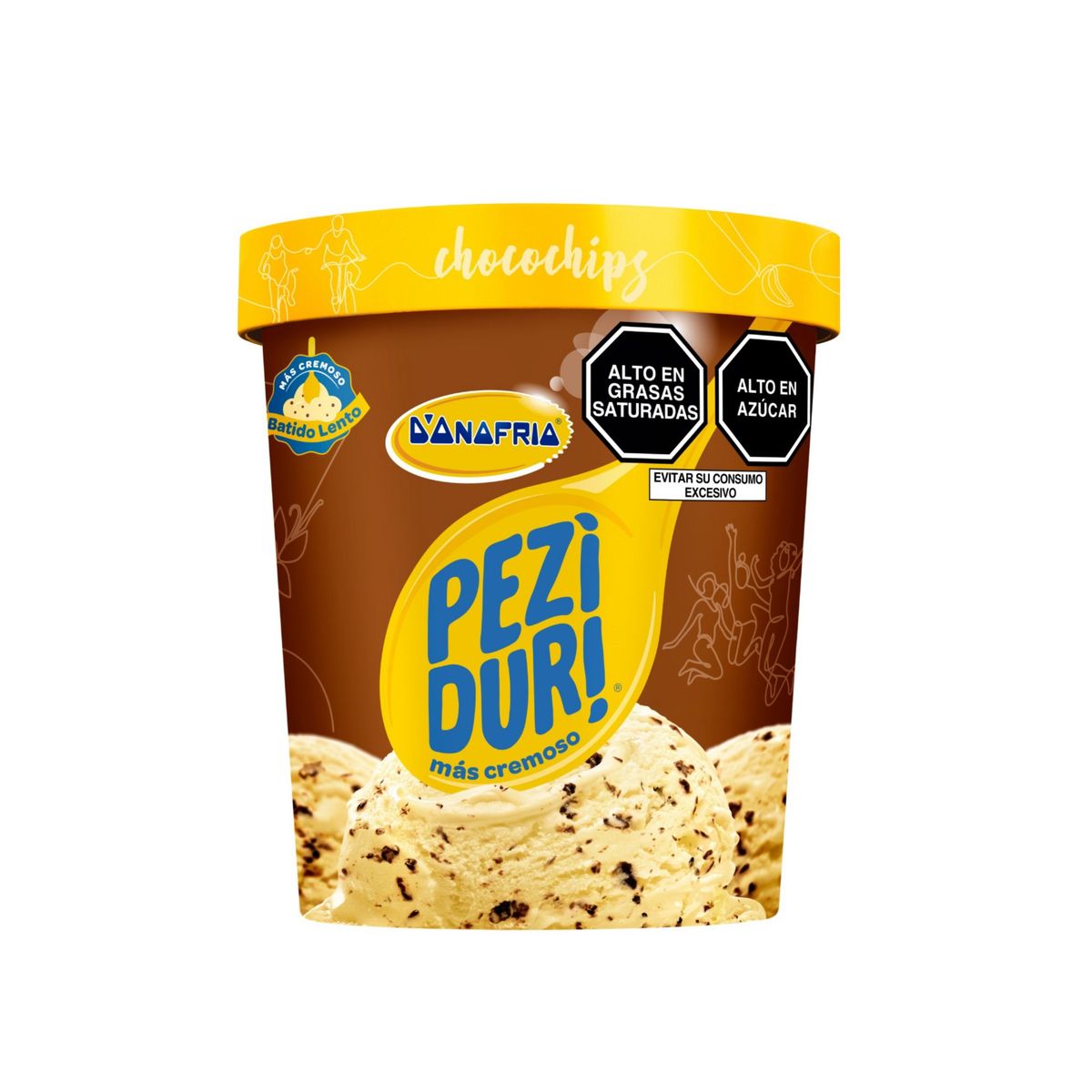 DONOFRIO - Helado Donofrio Peziduri Chocochips Pote 930 mL