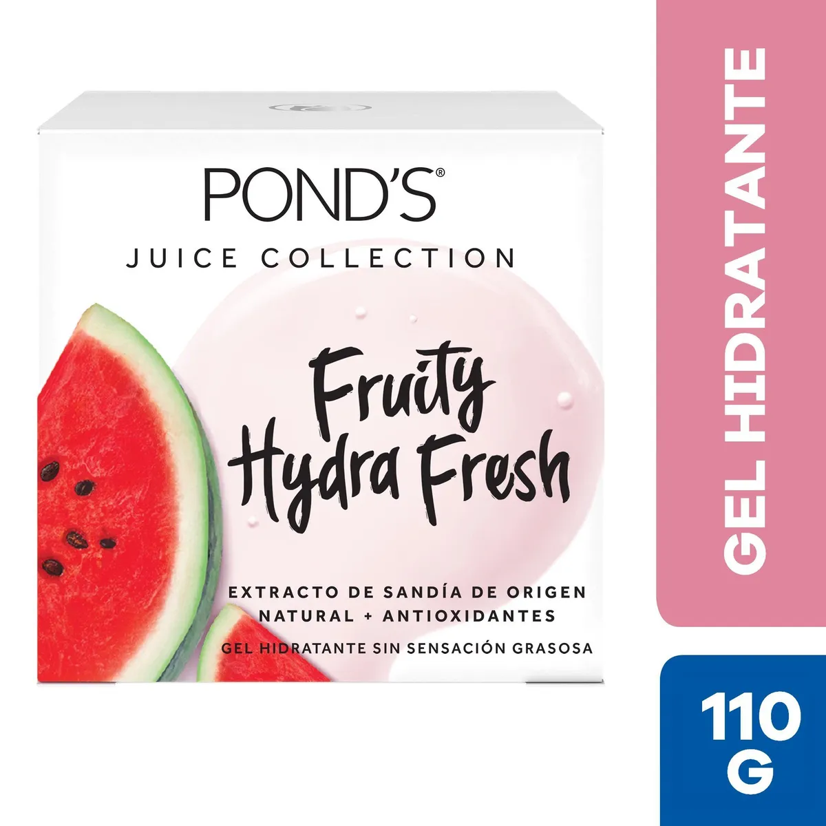 PONDS - Gel Hidratante Ponds Hydra Fruity Fresh Sandía Caja 110 g
