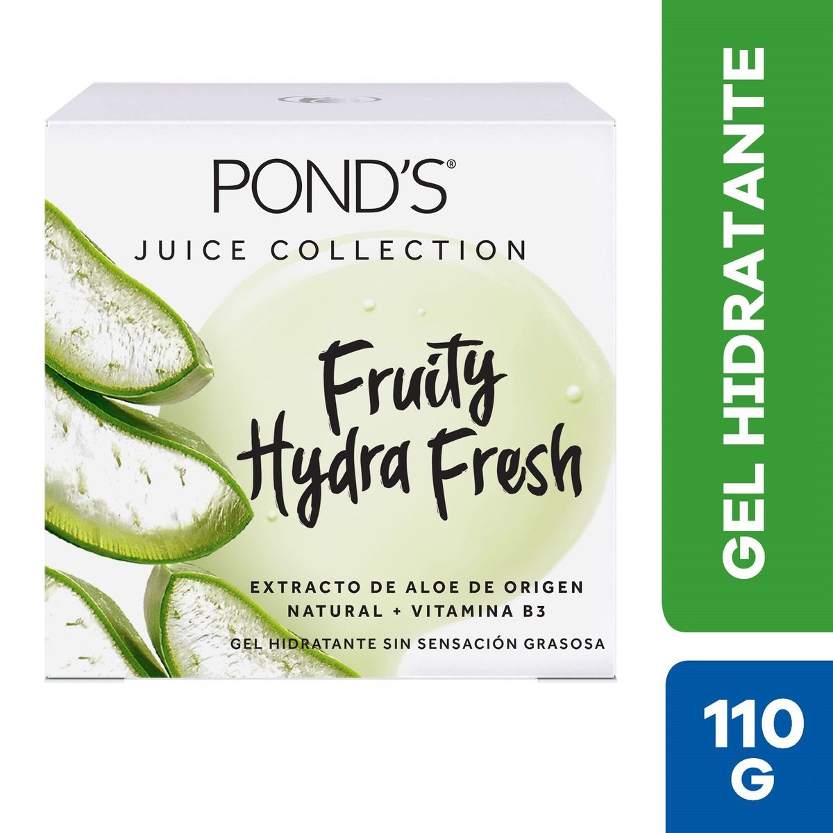 PONDS - Gel Hidratante Ponds Hydra Fruity Fresh Aloe Caja 110 g