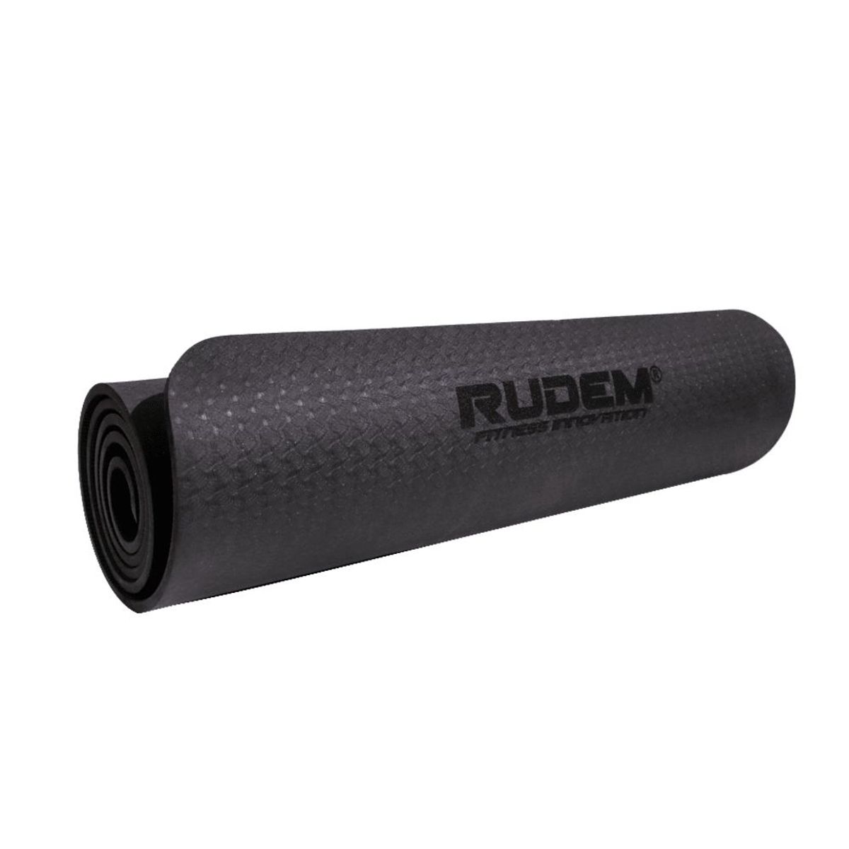 RUDEM - Matt de Yoga Rudem Negro 6 Mm