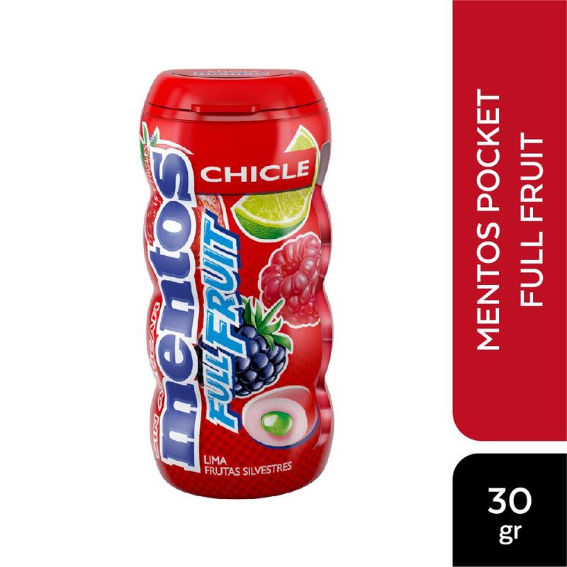 MENTOS - Mentos Frutos Rojos x 30 g