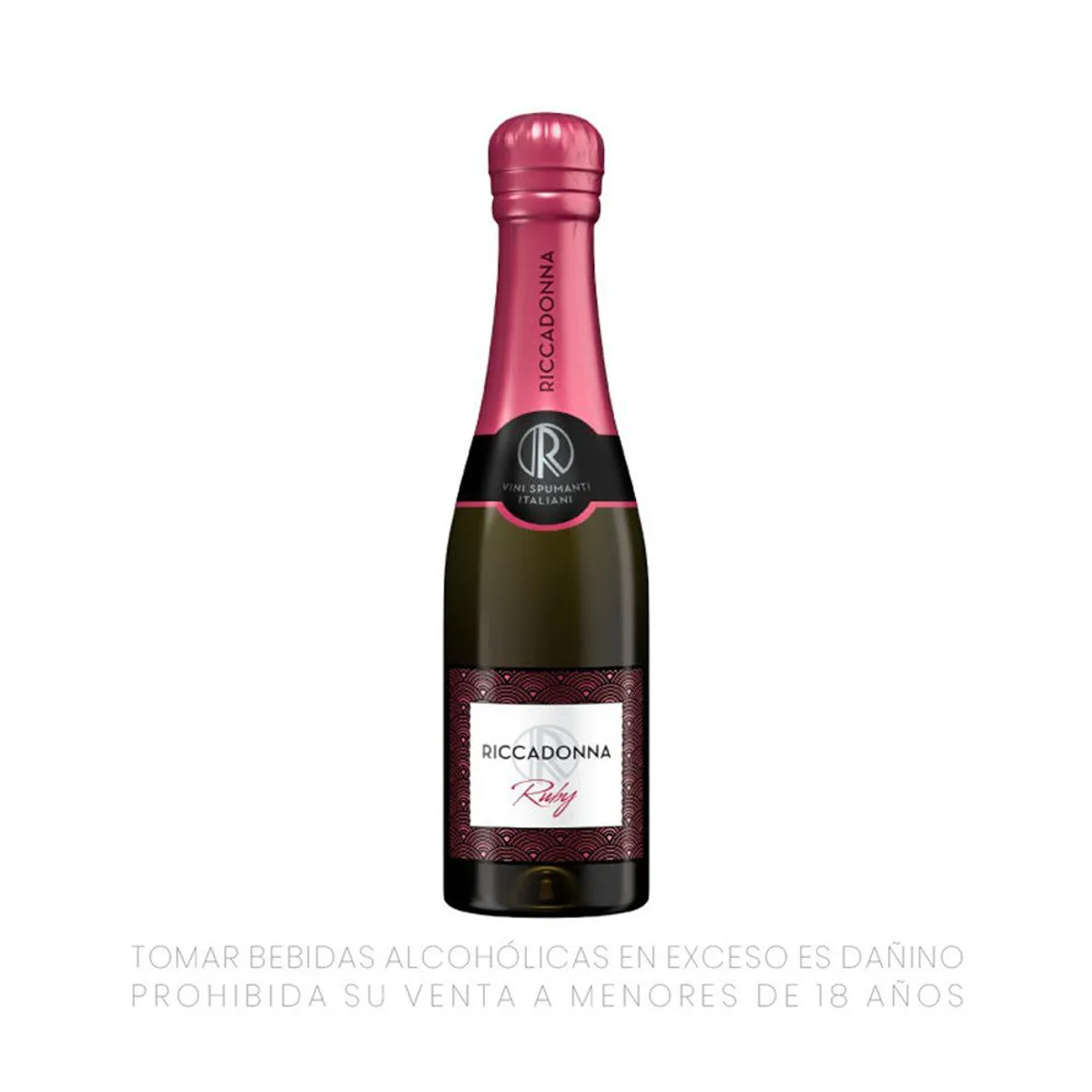 RICCADONNA - Espumante Riccadona Ruby Pack 4 Botellas 200 mL