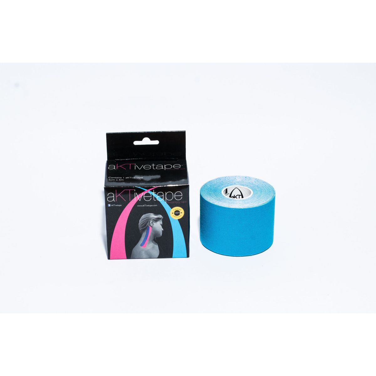 AKTIVE TAPE - Venda Kinesiologa Aktive Tape Color Azul Caja 5m