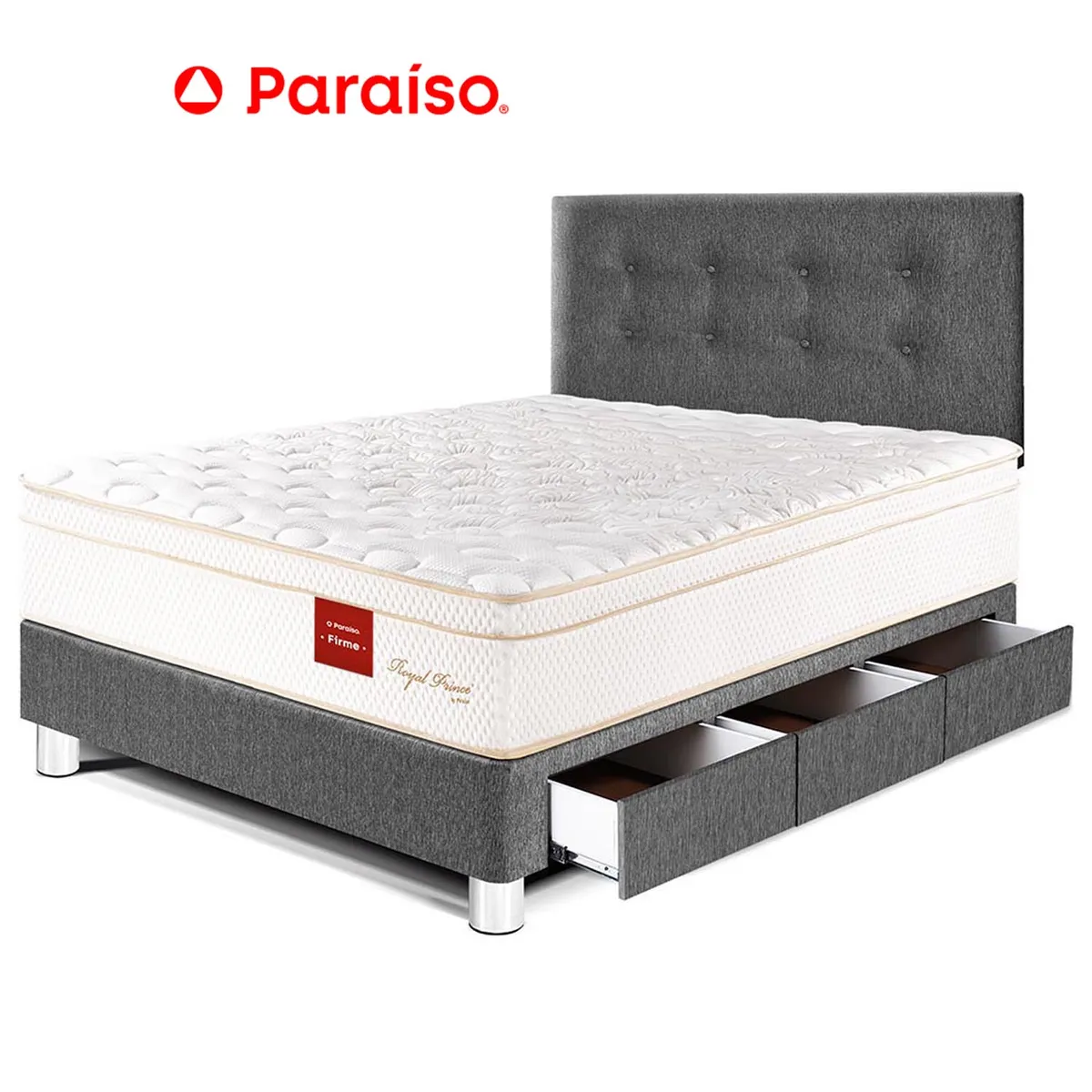 PARAISO - Dormitorio Royal Prince Cajones 1.5 Pz