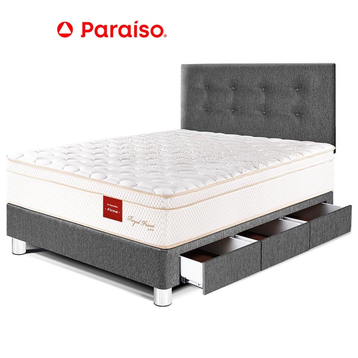 PARAISO - Dormitorio Royal Prince Cajones 1.5 Pz