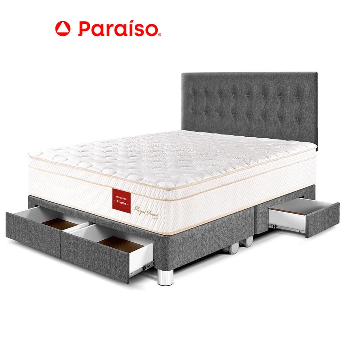 PARAISO - Dormitorio Royal Prince Con Cajones King