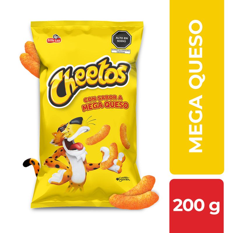 CHEETOS - Cheetos Horneados Mega Queso 200g