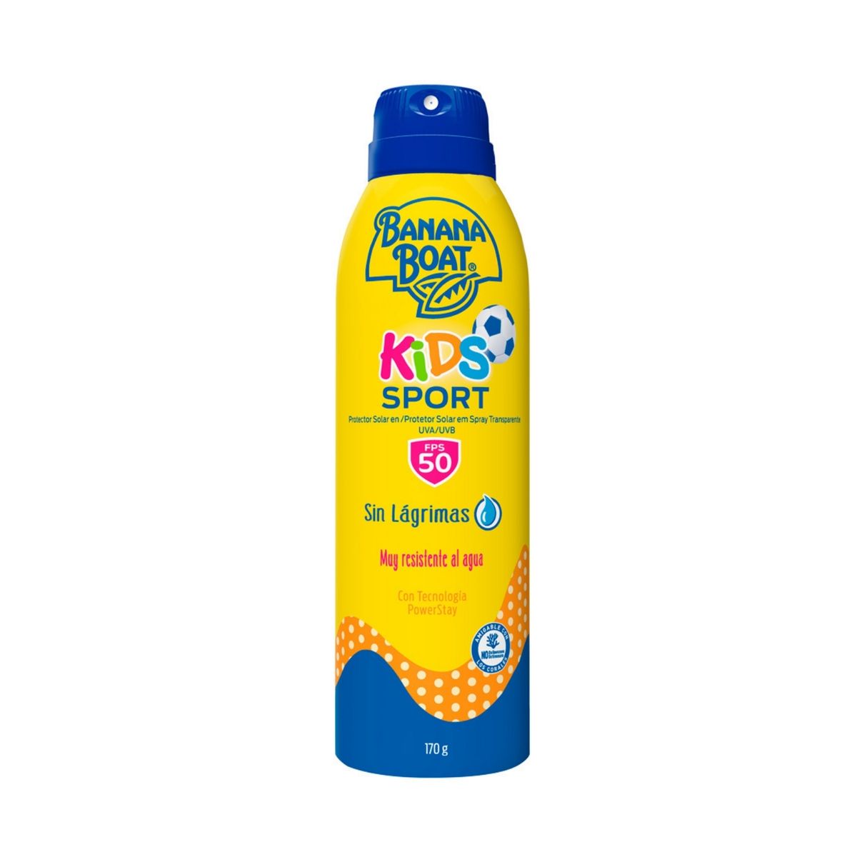 BANANA BOAT - Protector Solar Kids Sport Spray SPF 50 Banana Boat Envase 170 g
