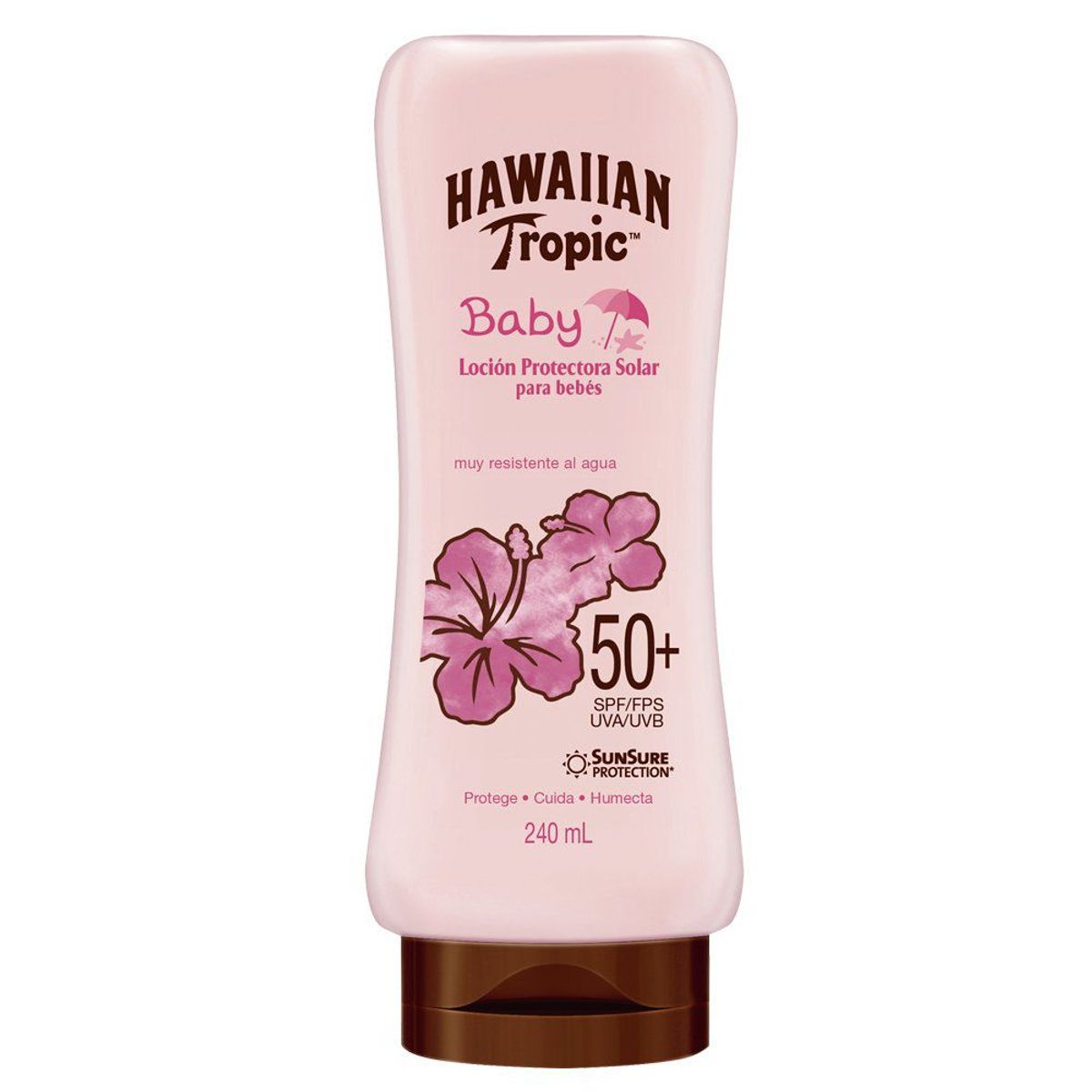 HAWAIIAN TROPIC - Protector Solar Hawaiian Tropic Baby SPF50+ Envase 240 mL