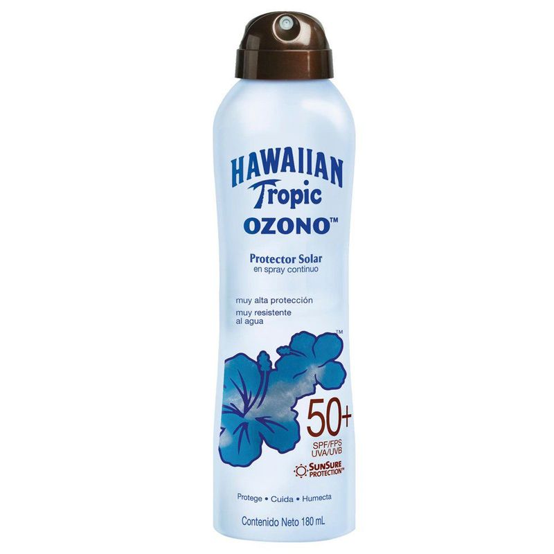 HAWAIIAN TROPIC - Protector Solar Hawaiian Tropic Ozono SPF50+ Envase 180 mL