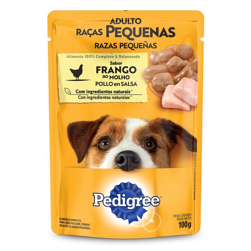 PEDIGREE - Comida Húmeda para Perros Pedigree Adultos Pequeñas Sabor Pollo 100 g
