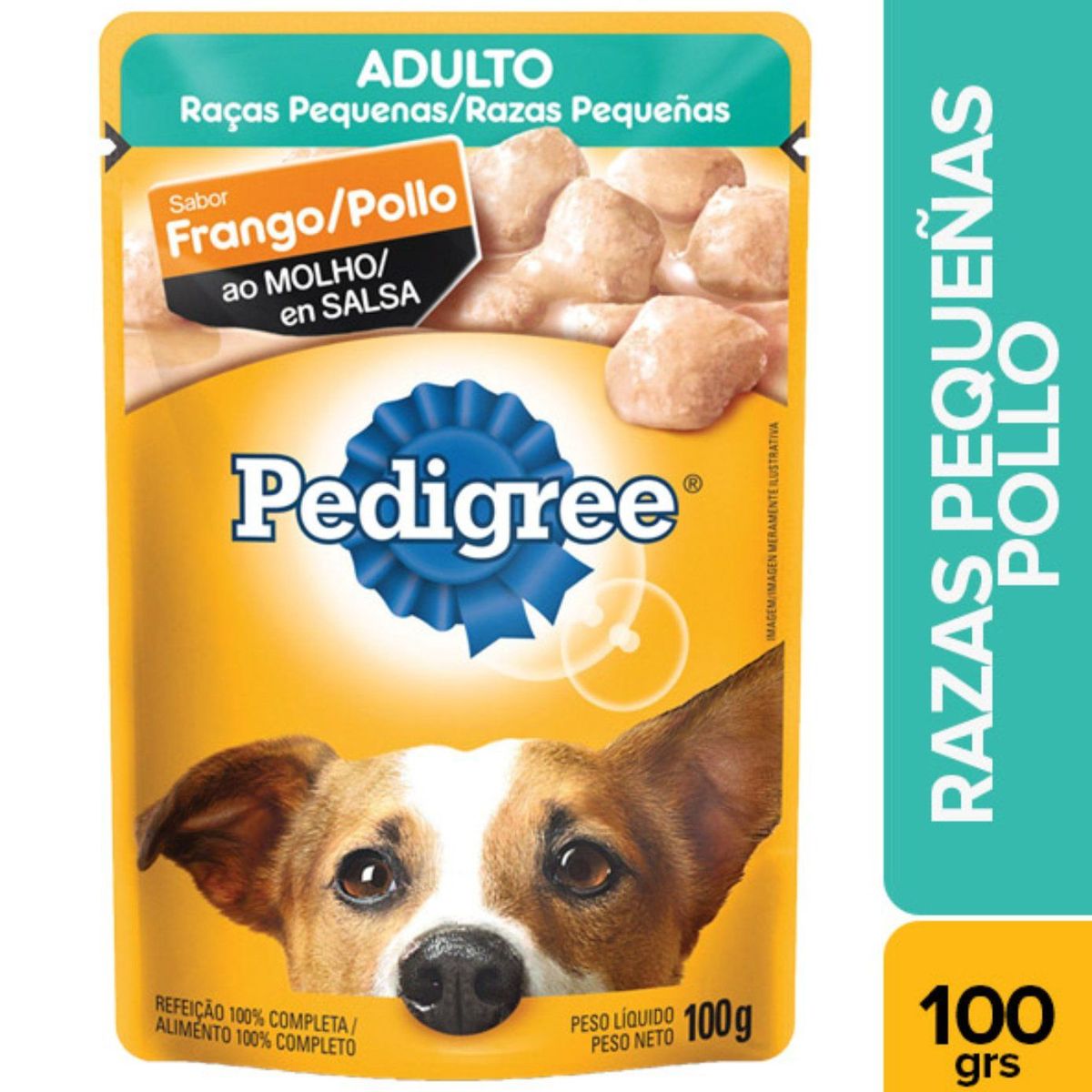 PEDIGREE - Alimento Húmedo Perros Adultos Pequeños Pedigree Pollo Doypack 100 g