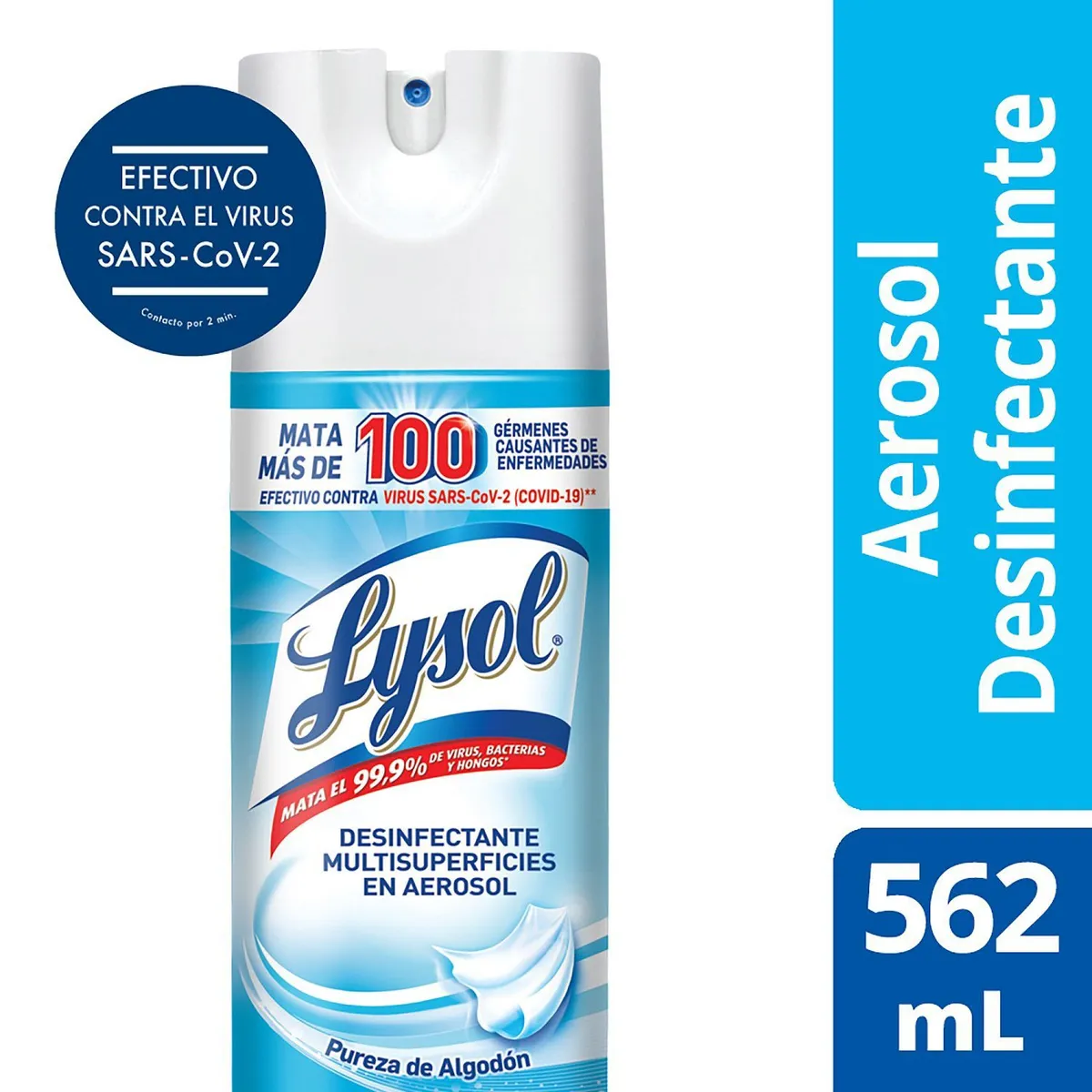 LYSOL - Desinfectante en Spray Lysol Crips Linen Envase 562 mL