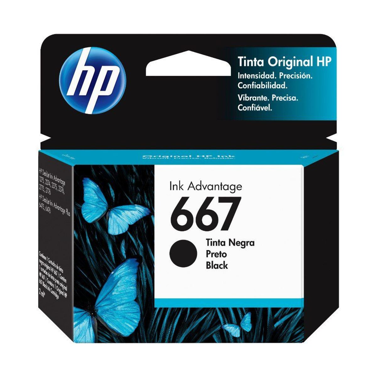 HP - Tinta HP 667 Black Ink Cartridge