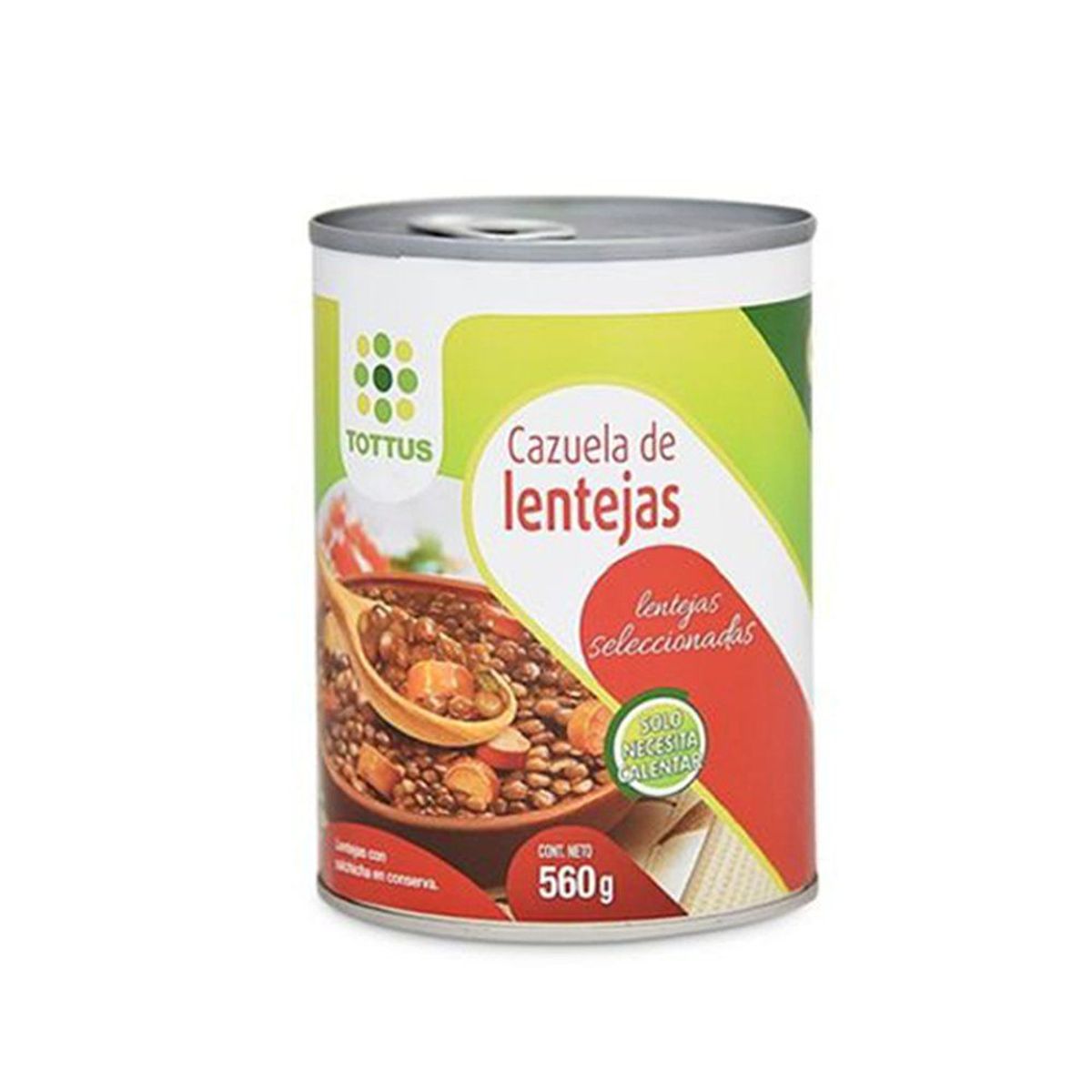 TOTTUS - Cazuela de Lentejas Tottus Lata 425 g