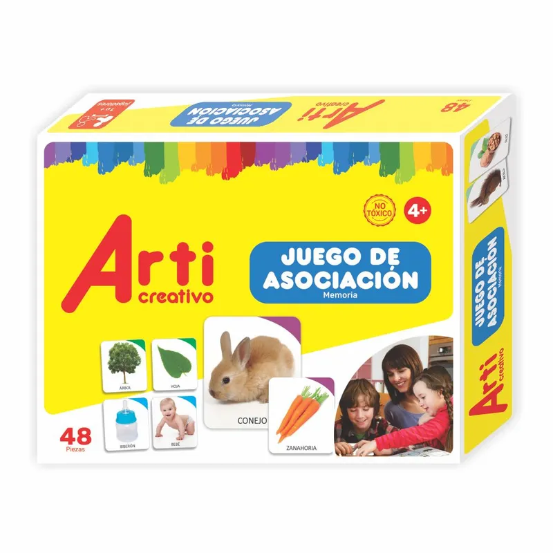 Memoria Arti Creativo 48 Piezas Animales Und Tottus Perú